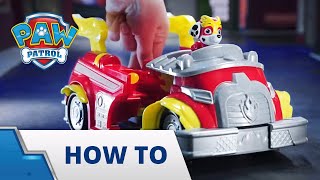 PAW Patrol | How to Play | Mighty Pups Power Changing Vehicle | PAW Patrol Official & Friends