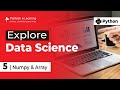 NumPy tutorial - basic array operations | Data Science Tutorial