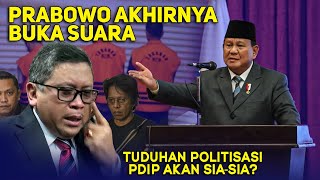 PAK PRABOWO AKHIRNYA SENTIL KASUS SEKJEN HASTO, KALIAN JANGAN MACAM-MACAM INI BELUM SEBERAPA !!