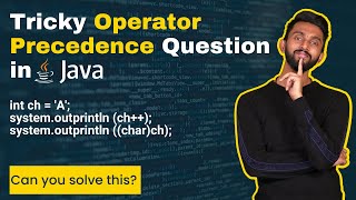 Questions of Operator Precedence in Java - Part 1 | Java Tutorial for Beginners