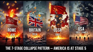 The 7-Stage Collapse Pattern That Ends Every Empire — America Is At Stage 5