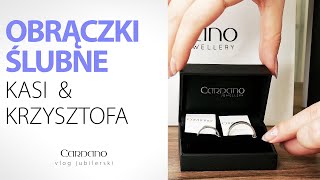 ZŁOTE OBRĄCZKI ŚLUBNE KASI I KRZYSZTOFA - Unboxing obrączek ślubnych