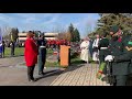 laying of the wreath on remembrance day 2021