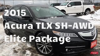 2015 Acura TLX SH-AWD Elite Package | WHITBY OSHAWA HONDA | Stock #: U6148