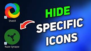 How to Hide Specific Icons on Desktop Windows 11 without Deleting Them