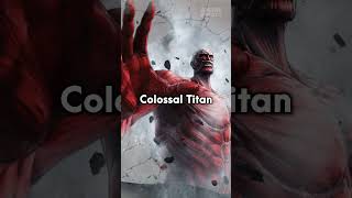 Unraveling the Mystery: Wall Titans vs. Colossal Titans #shorts