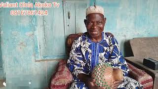 A chat with the only surviving foundation member of Alhaji Amuda Okoja Band.Pa Isiaka Ajia  (Sekere)