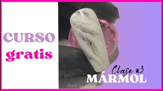 💖UÑAS EFECTO MÁRMOL ||CLASE #3||👉 Curso de NAIL ART