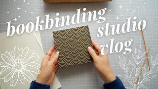 Bookbinding Studio Vlog 4 ✦ Making a photo album, prototyping a new product