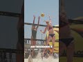 Top Blocker vs Best Defender #beachvolleyball