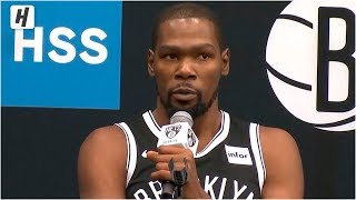 Kevin Durant Full Press Conference Interview | 2019 NBA Media Day | Brooklyn Nets
