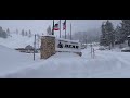 2 FEET of snow in spots Big Bear Blasted with overnight dumper. Snow is deep R3 conditions 2/23/2022