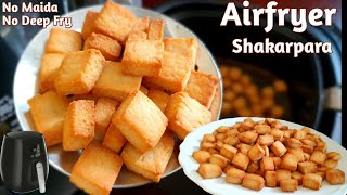 Shakarpara | Air Fryer Whole Wheat Shakarpara Recipe | Sweet Shankarpali | Diwali Sweet Snack