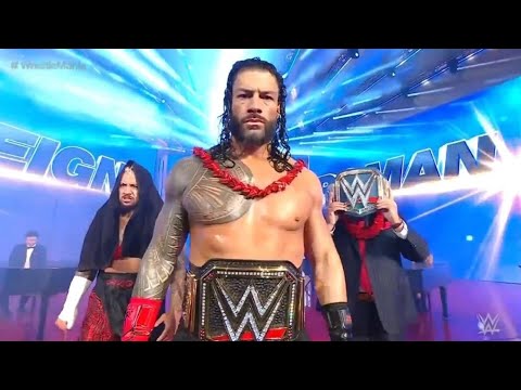 Roman Reigns Wrestlemania 39 Full Entrance !!!!! WWE Wrestlemania Goes ...