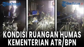 🔵[LIVE] Kondisi Ruangan Humas Kementerian ATR/BPN yang Terbakar, Komputer Penyimpan Dokumen Hangus