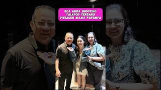 Eca Aura Shooting Talkpot terbaru ditemani Mama Papanya #eca #ecaaura #talkpod