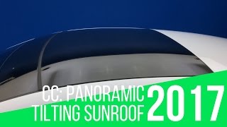 2017 Volkswagen CC: Panoramic Tilting Sunroof Demo