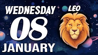 LEO ♌ Daily HOROSCOPE ❤ January 08, 2025 🔮 THE TIME FOR YOUR CREATIVE REVIVAL IS NOW! ✨