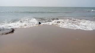 Tiruchendur beach beautiful waves