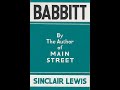 Plot summary, “Babbitt” by Sinclair Lewis in 4 Minutes - Book Review