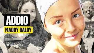 Morta a 26 anni la tiktoker Maddy Baloy: ha raccontato il suo cancro sui social