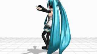 MikuMikuDance + OpenNI + Kinect test