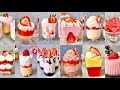 15 Quick and Easy NO BAKE Strawberry Dessert Cups Recipes. Easy and Yummy strawberry dessert ideas.