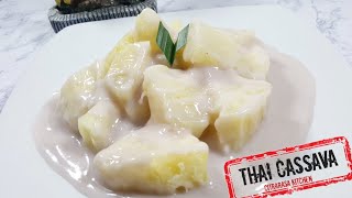 How to make thai cassava dessert - easy and delicious