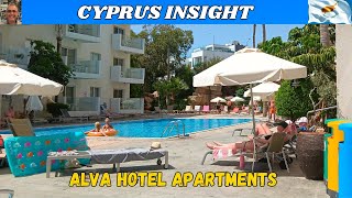 Alva Hotel Apartments, Protars Cyprus- 2024 FULL Tour Including Room.