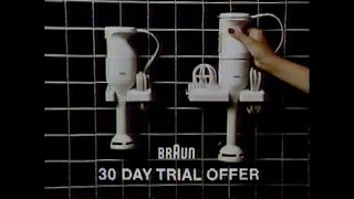 Beautiful Braun Mixer Commercial (1986)