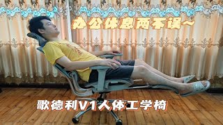 歌德利人体工学椅V1——超舒服好用的办公椅