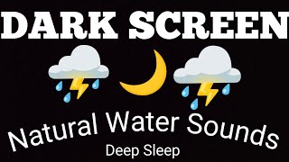 Dark screen rain.dark screen relaxing sleep music.relaxing music sleep rain dark screen.