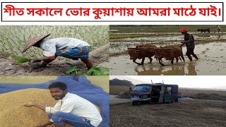 কৃষকের বাংলা গান♪|শীত সকালে ভোর কুয়াশায়|আমরা মাঠে যাই,আমরা কৃষক আমরার দুংখের সিমা নাই।4K 𝐕𝐈𝐃𝐄𝐎|