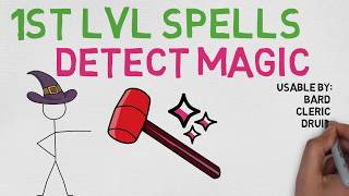 1ST LEVEL SPELL #24: Detect Magic (5E)