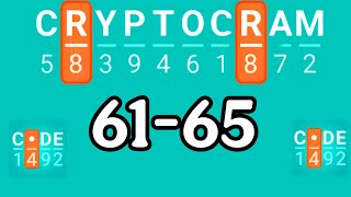 CRYPTOGRAM level 61 62 63 64 65