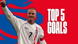 David Beckham's best England goals | Top Five