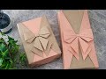 GIFT PACKING | RECTANGULAR GIFT WRAPPING+ORIGAMI PAPER RIBBON BOW DECORATION | I.Sasaki Original