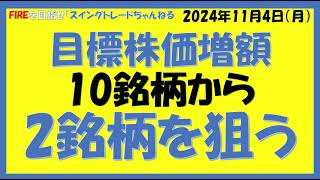 【再掲載】目標株価増額10銘柄から2銘柄を狙う