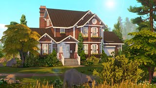 I built a family home in Copperdale 🎡🍎 (Sims 4 Speed Build)