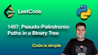 LeetCode 1457 Pseudo Palindromic Paths in a Binary Tree | python
