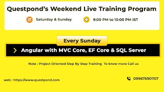 Angular with MVC Core using EF and SQL Server | Angular with MVC Core | Angular MVC Tutorial