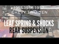 leaf springs & shocks REAR SUSPENSION - 1956 Chevy