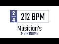 212 bpm 2 4 metronome