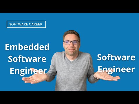 Difference between an Embedded Software Engineer and a Software Engineer