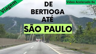 4K - Travel from Bertioga (Beach of Indaiá) to São Paulo (8x Accelerated Video) - July 2023