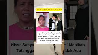 Tetangga Heran Karena tidak ada Hajatan #artis #nissasabyan #ayussabyan #nikah #pernikahan #shots