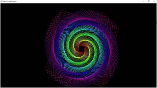 ASMR Programming - Spiral Rainbow - No Talking