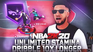 NEVER RUN OUT OF STAMINA AGAIN W/ THIS... UNLIMITED STAMINA GLITCH IN NBA 2K20! DRIBBLE 10X LONGER