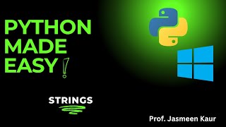 Python strings in the command prompt!