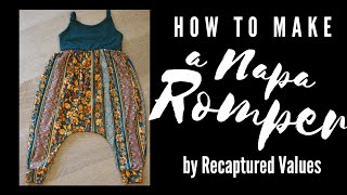 How To Sew A Napa Romper Video Tutorial